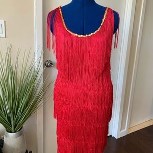 Red Flapper Dress